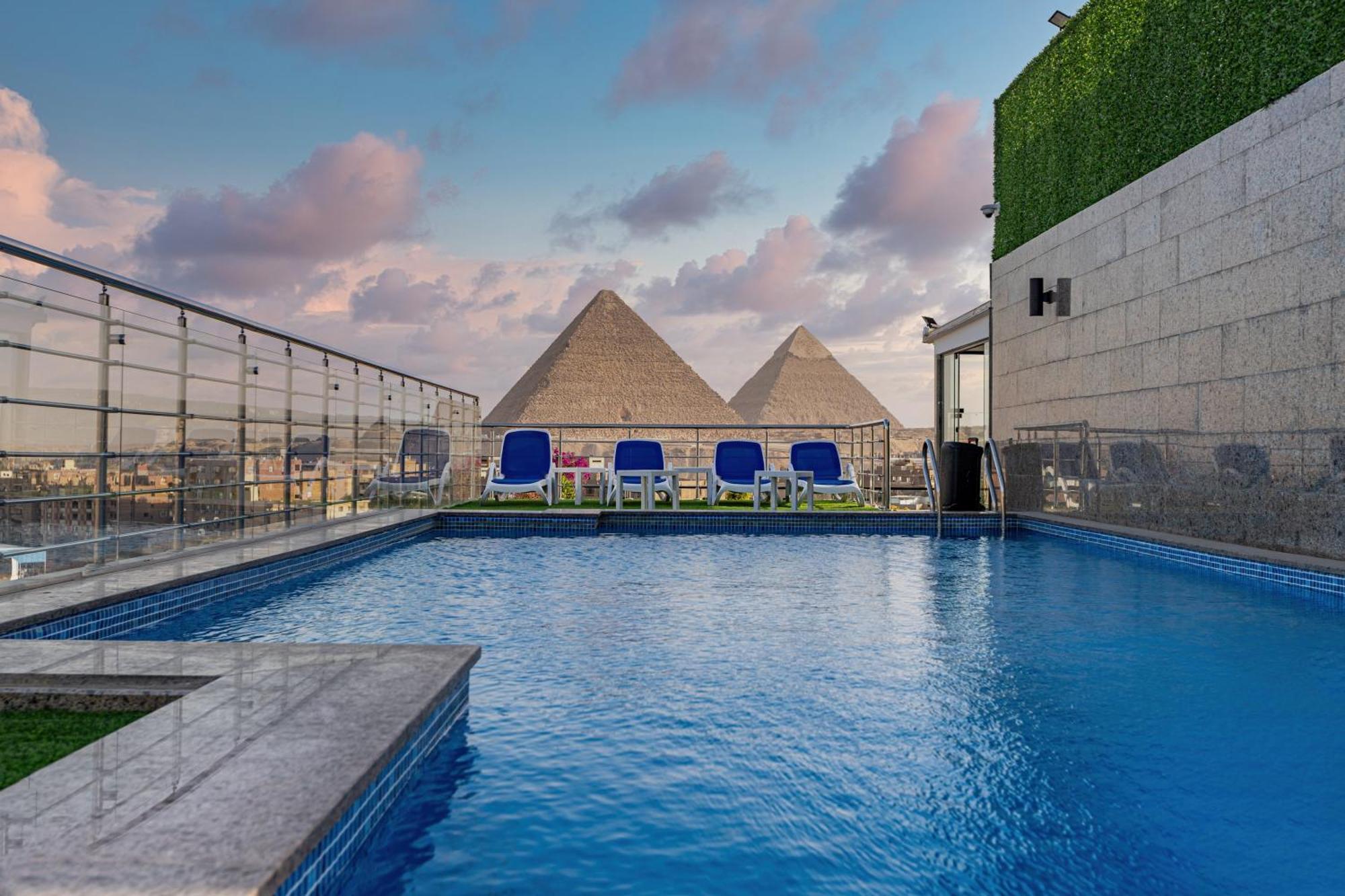 Gold'S Pyramids Hotel Al Kawm al Akhdar Экстерьер фото