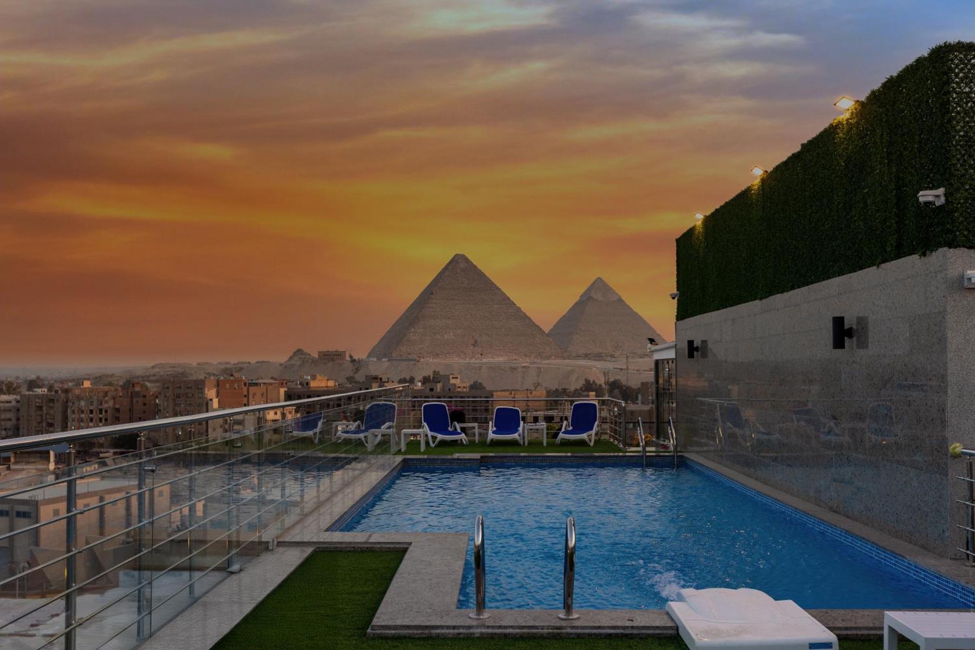 Gold'S Pyramids Hotel Al Kawm al Akhdar Экстерьер фото